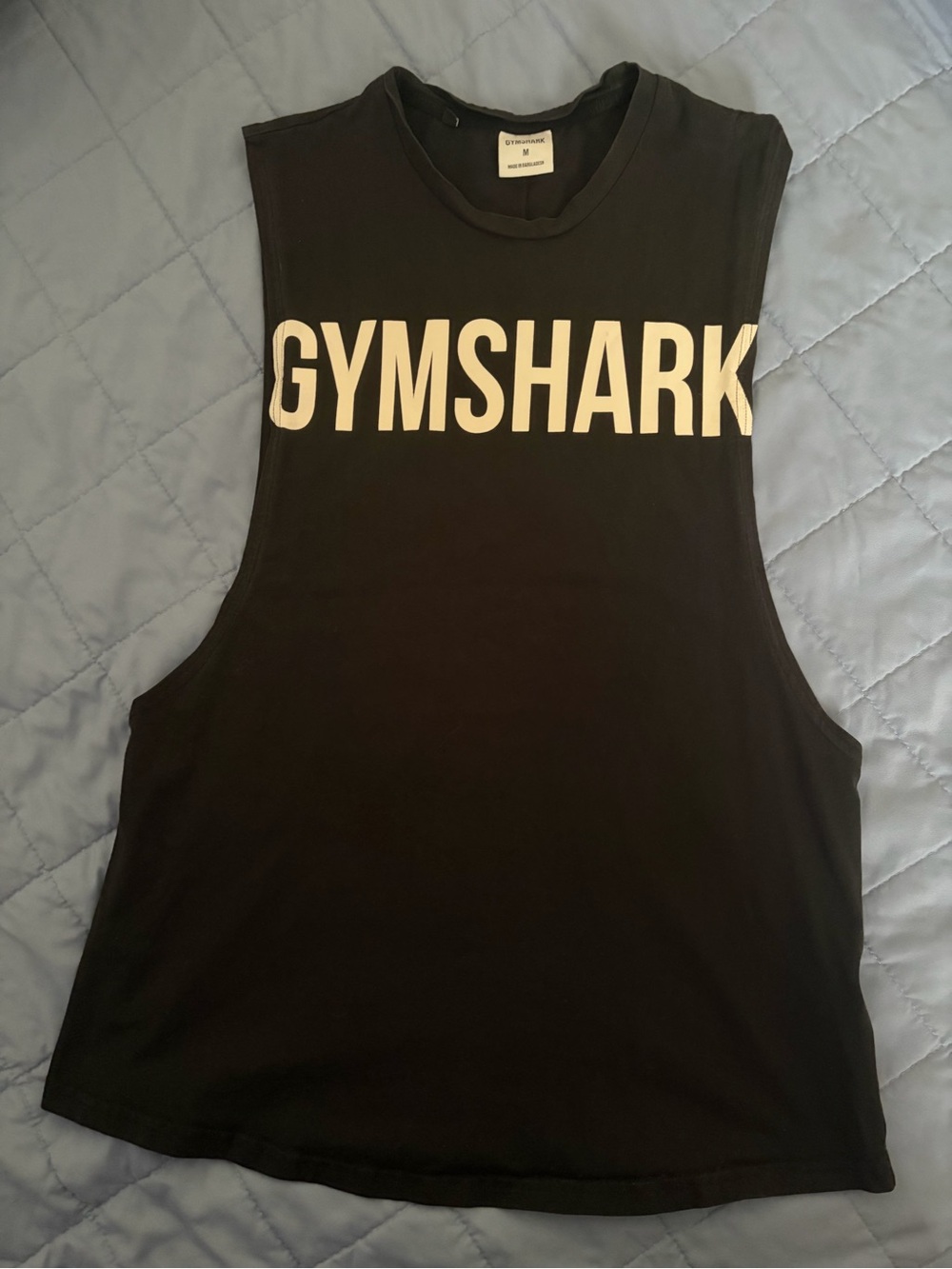 Gymshark Athletic Tank Top Men's Size M Black Sleeveless